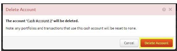 delete spent money account